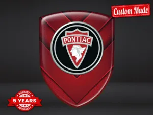 Pontiac Etiqueta Impermeable Profesional Resistente Minimalista